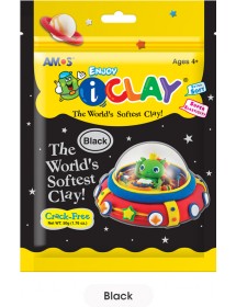 AM IC50-BK: Amos I-Clay Refill - Black